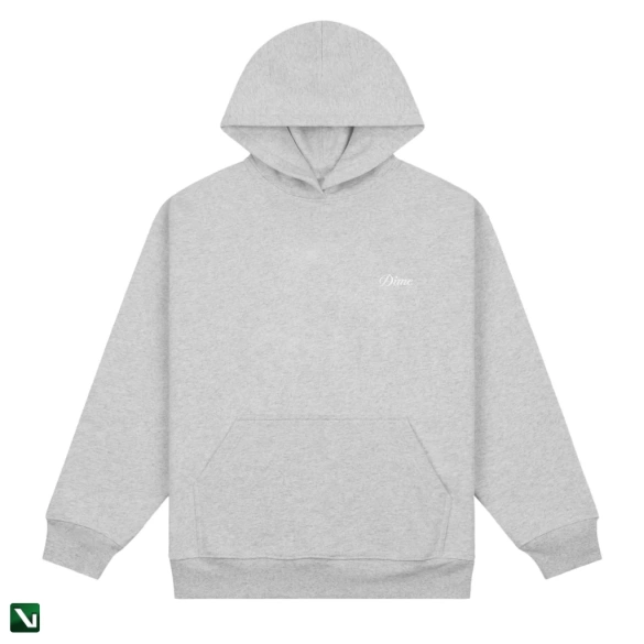 bluza Dime Cursive Small Logo Hoodie  (Heather Gray)