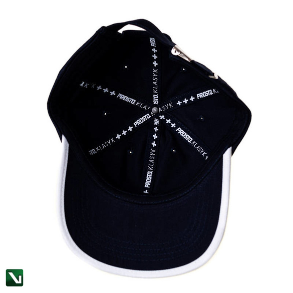 PROSTO Czapka 6-Panel Jockey granatowa