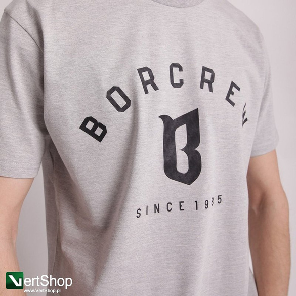 B.O.R Koszulka CLASSIC B T-SHIRT SZARY
