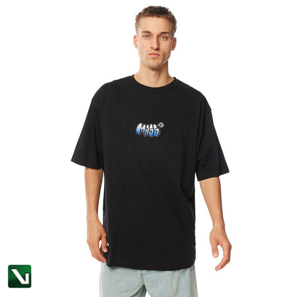 Mass Denim Koszulka Wall T-shirt czarny