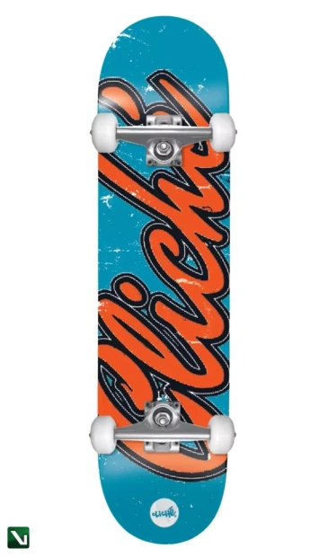 deskorolka Cliche - Old Logo FP (blue/orange)