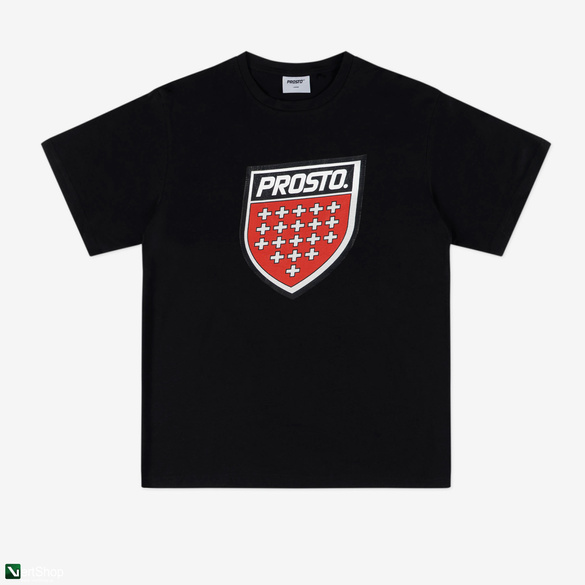 PROSTO Infine t-shirt bawełniany czarny