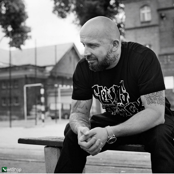 RPS KLASYKA  Koszulka Slums Attack OLD LOGO MONO