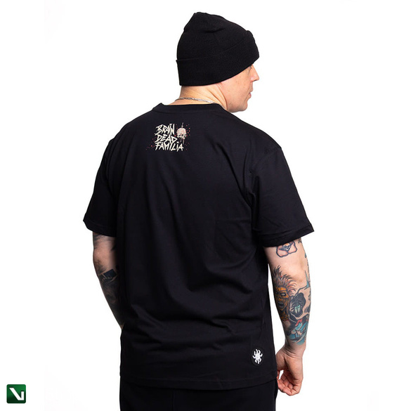BRAINDEADFAMILIA  MÓZG T-SHIRT CZARNY