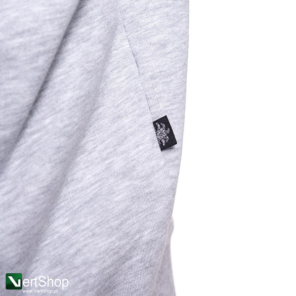 BRAINDEADFAMILIA  CLOWN BLUZA KAPTUR ZIP SZARA