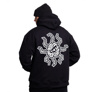 BRAINDEADFAMILIA  ORIGINAL HORROR OŚMIORNICA BLUZA KAPTUR CZARNA