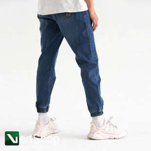 MORO SPORT Spodnie jogger Mini Slant Tag Pocket Medium Wash