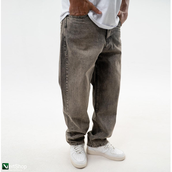JIGGA WEAR Spodnie Jeansowe Baggy Męskie Jasne Brązowe Jigga Wear Crown