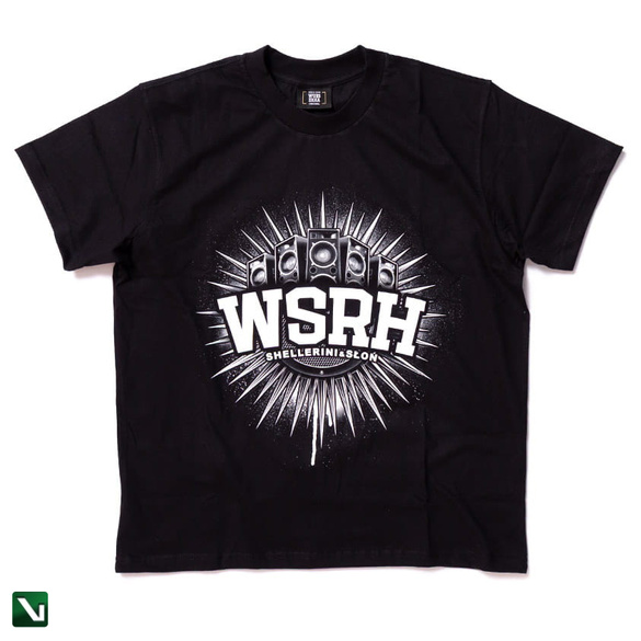 WSRH SŁOŃCE T-SHIRT CZARNY