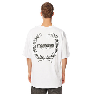 Mass Denim Koszulka Crown T-shirt biały