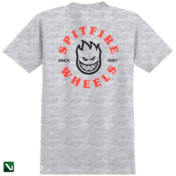 koszulka Spitfire Big Head Tee (Ash/Red)