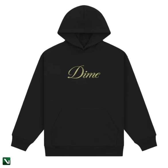 bluza Dime Cursive Hoodie (Black)