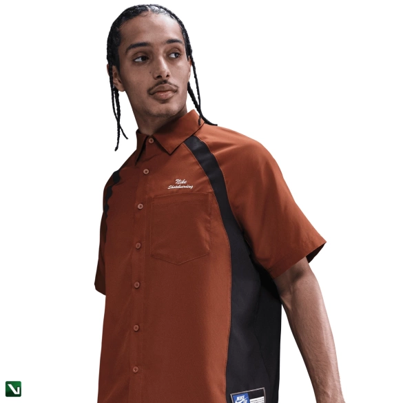Koszula Nike SB Dri-FIT Woven Short-Sleeve Bowler Shirt