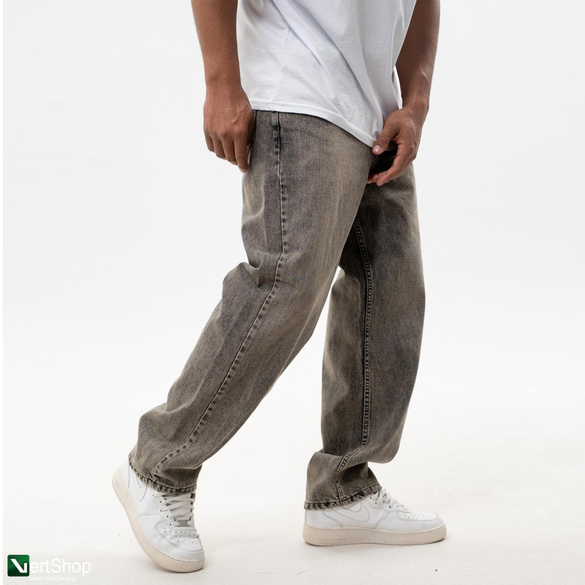 JIGGA WEAR Spodnie Jeansowe Baggy Męskie Jasne Brązowe Jigga Wear Crown