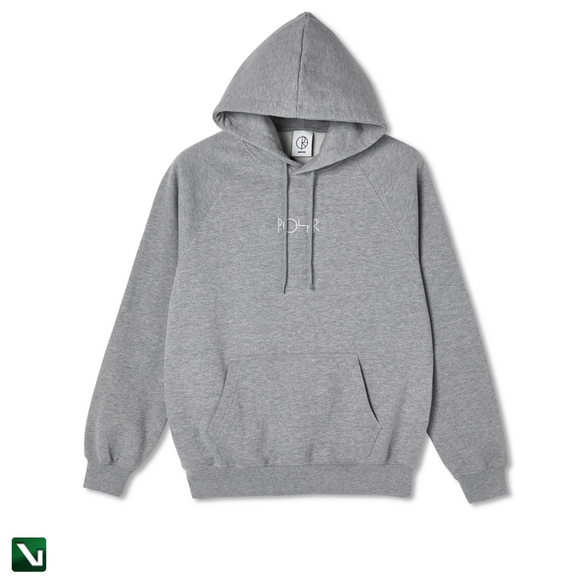 Bluza polar default logo hoodie Heather Grey