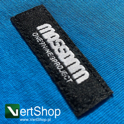 Koszulka Mass Denim Base Back T-shirt  niebieski