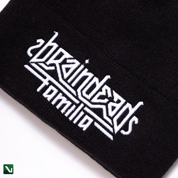 BRAINDEADFAMILIA BDF CIRCLE LOGO CZAPKA ZIMOWA CZARNA