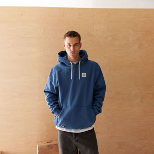 Mass DNM bluza Sweatshirt Patch Hoody niebieska