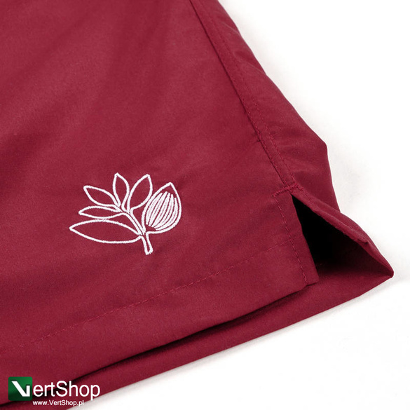 szorty Magenta Plant swim shorts burgundy
