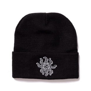 BRAINDEADFAMILIA BDF OŚMIORNICA CZAPKA ZIMOWA CZARNA