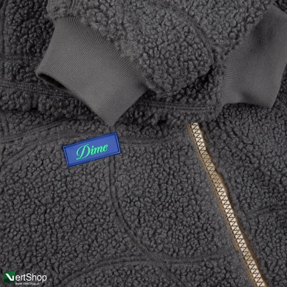 kurtka Dime Coverstich Sherpa Fleece (Charcoal)
