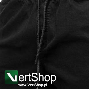 JIGGA WEAR Spodnie Materiałowe Jogger Jigga Crown Stitch Czarne / Białe