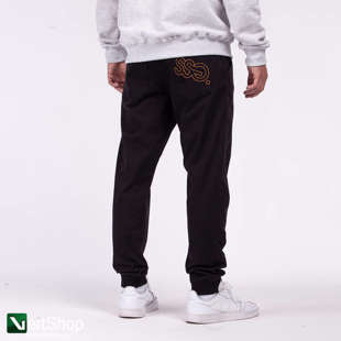 SMOKE STORY SPODNIE SSG JOGGER SLIM OUTLINE SSG CZARNY