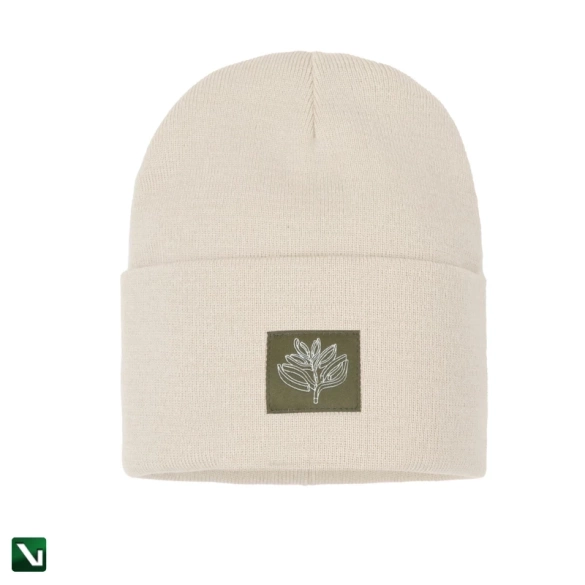 Czapka Magenta Brutalista beanie natural
