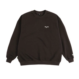 crewneck Magenta Script Crewneck (Brown)