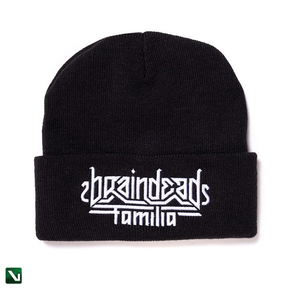 BRAINDEADFAMILIA BDF CIRCLE LOGO CZAPKA ZIMOWA CZARNA