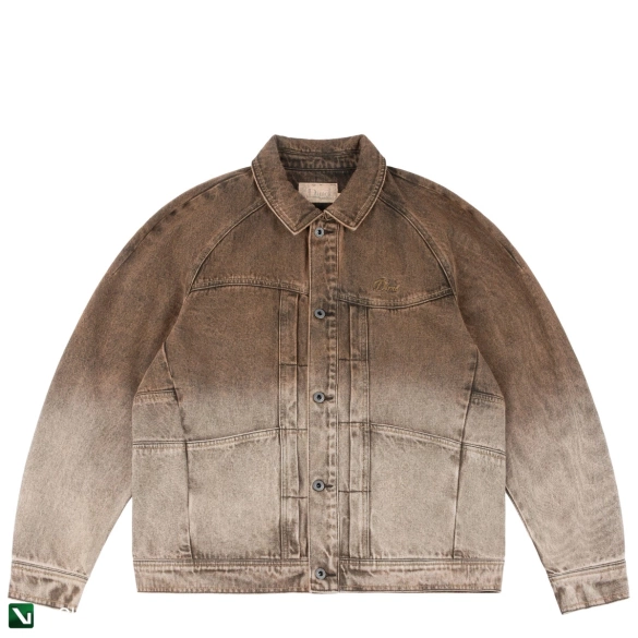 kurtka Dime Denim Jacket (Dipped Sandblasted Brown)