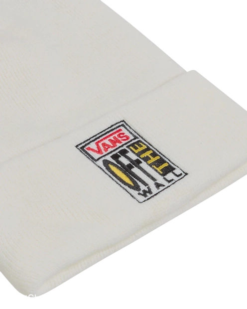 czapka Vans 106 Ave Tall Cuff Beanie (White)