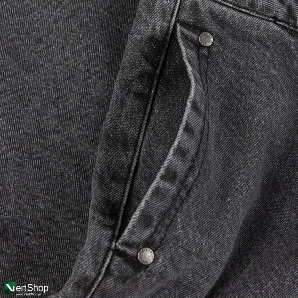 Szorty Dime Pleated Denim Shorts faded black