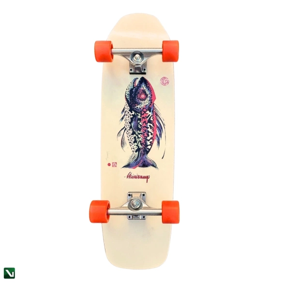 deska kompletna Cruiser Miniramp x Swanski - Ryba 32 3/16×9