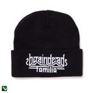 BRAINDEADFAMILIA BDF ORIGINAL HORROR CZAPKA ZIMOWA CZARNA