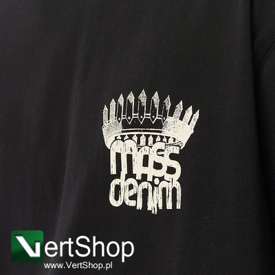 Mass Denim Koszulka Crown T-shirt czarny