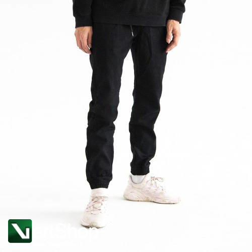 MORO SPORT Spodnie jogger Paris Laur Pocket Black Wash