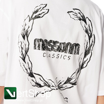 Mass Denim Koszulka Crown T-shirt biały