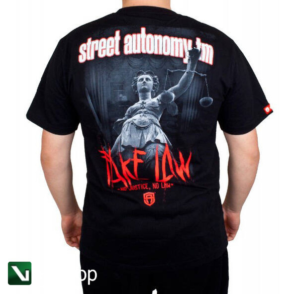 Street Autonomy koszulka FAKE LAW CZARNA