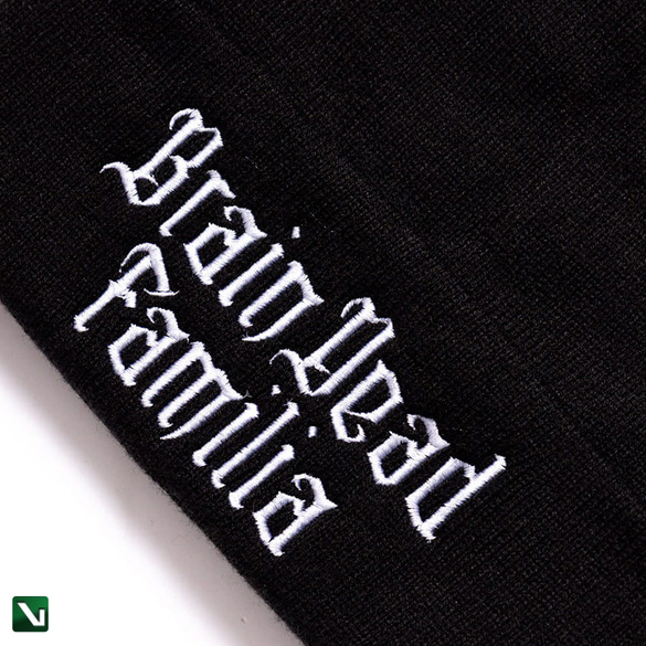 BRAINDEADFAMILIA BDF GOTHIC CZAPKA ZIMOWA CZARNA