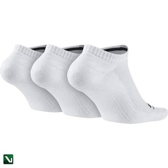  nike sb no-show skateboarding sock (3 pair) white
