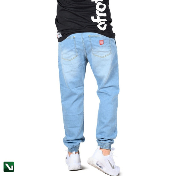 AFROTICA  Spodnie Jogger Jeans STAMP jasne spranie