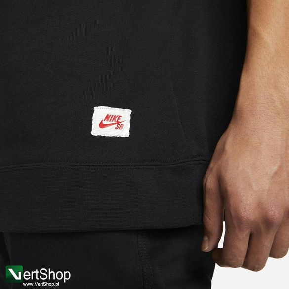 Bluza Nike Sb Z Krótkim Rękawkiem Novelty Crew Black/university Red