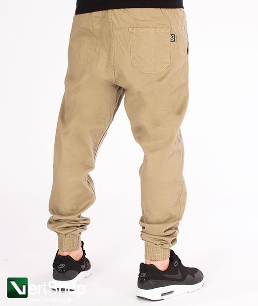 SMOKESTORY • Spodnie Jogger 2020 Basic Stretch Jeans Jogger REGULAR (beżowe)