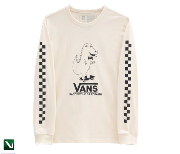 VANS X RASSVET OFF THE WALL CLASSIC LONG SLEEVE T-SHIRT
