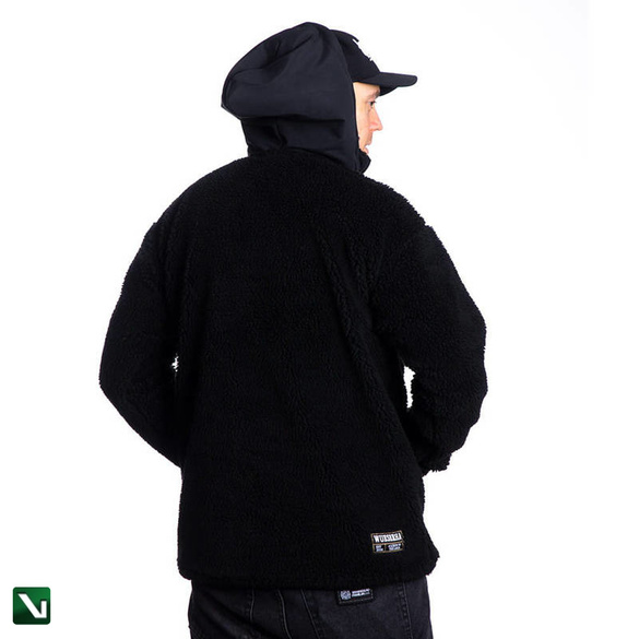WSRH WUESERHA BLUZA KAPTUR HALF-ZIP CZARNA