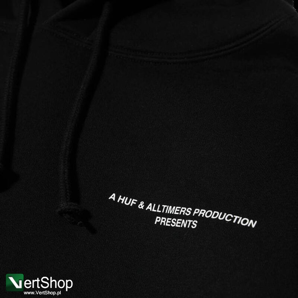 bluza Huf x Alltimers Coast 2 Coast hoodie black