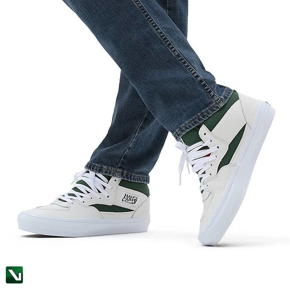 buty Vans Half Cab (White/Green)