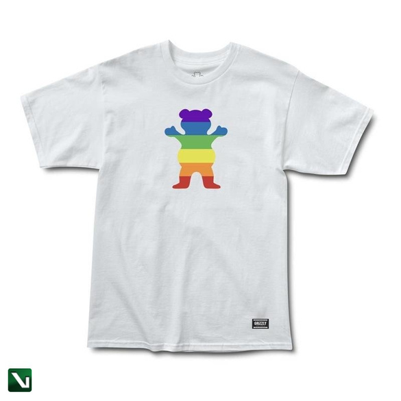 koszulka Grizzly pride bear tee white