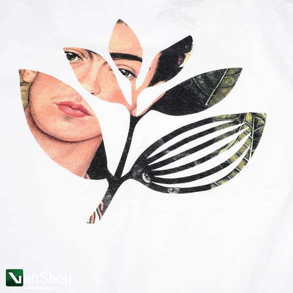 koszulka Magenta Frida Plant tee white